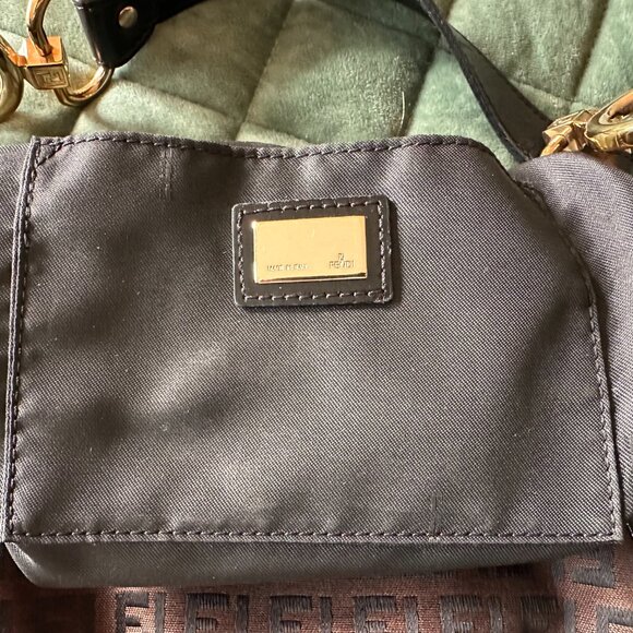 Fendi Zuccino Cuoio Borsa Pocket Bag Baguette - Picture 6 of 15